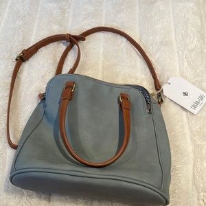 Sasha+Sofi Bag! Blue and brown.